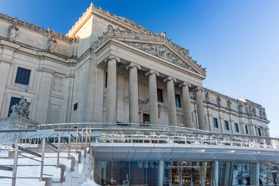 Brooklyn Museum in Winter