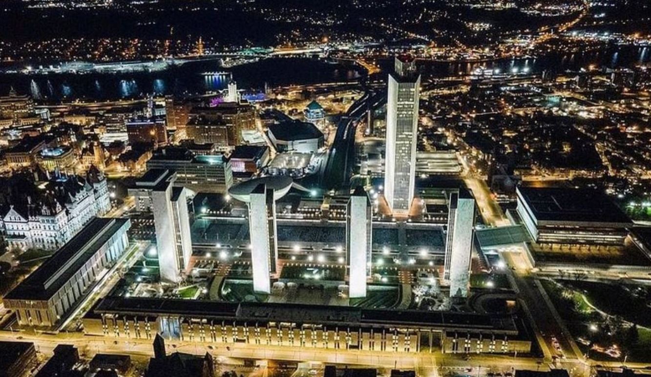 Albany Skyline at Night