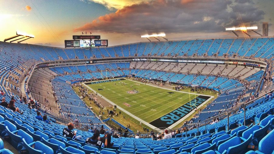 Bank of America Stadium in Charlotte, NC