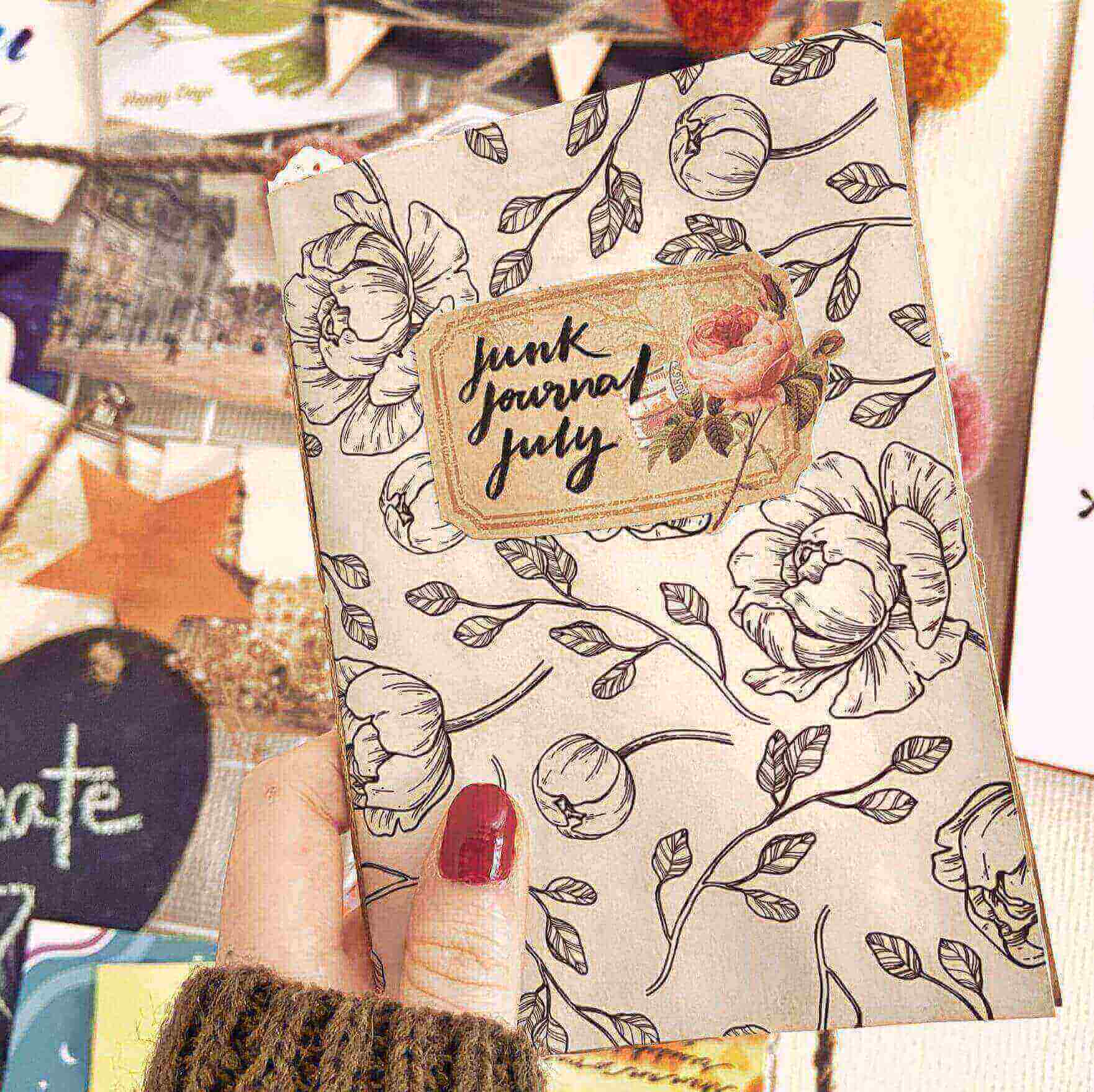 Monthly junk journal