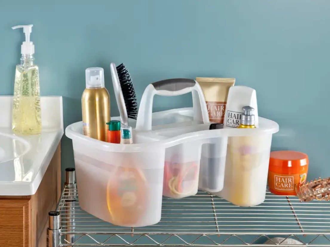 Shower caddy for dorm organization