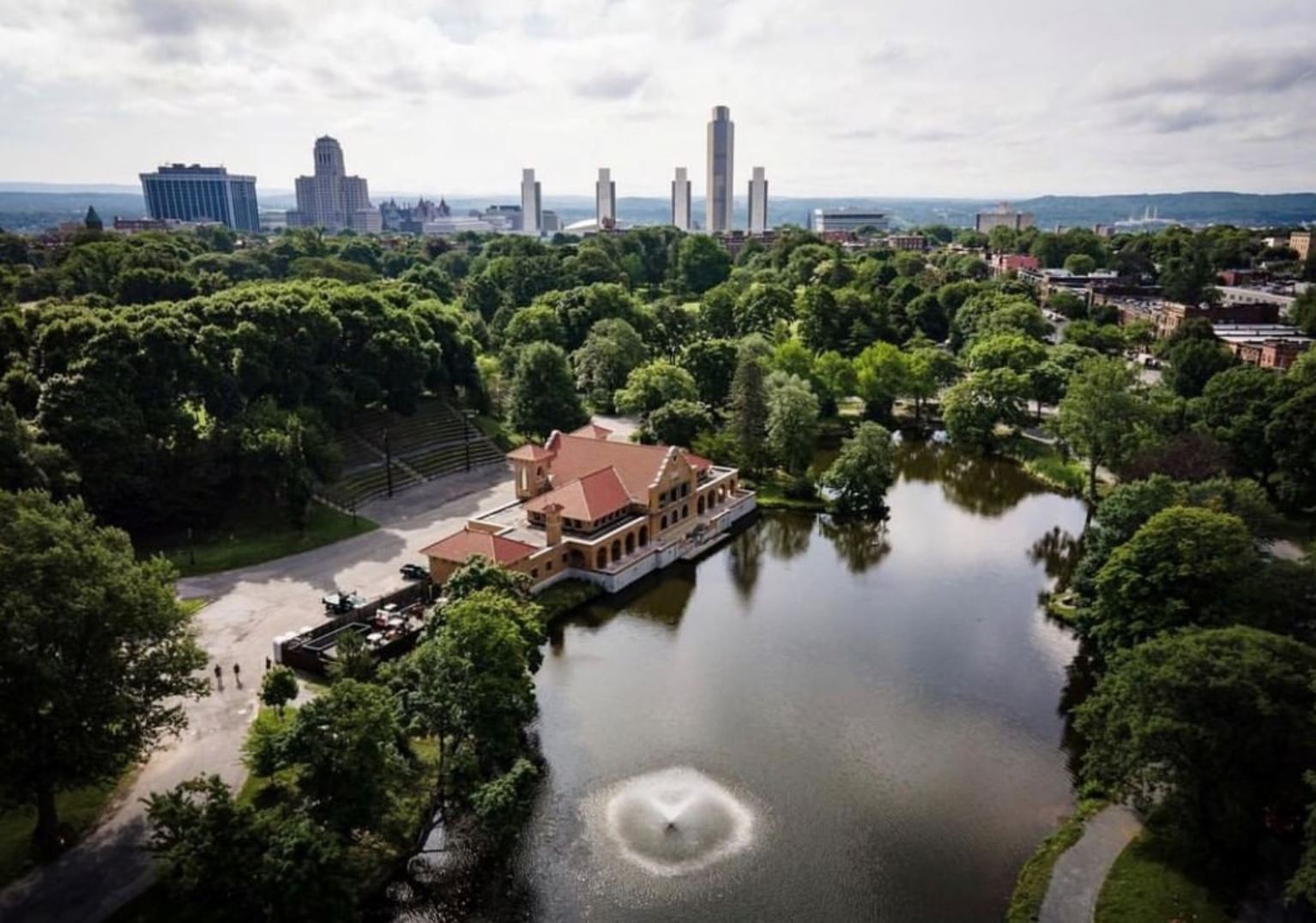 Washington Park Lake House in Albany, NY
