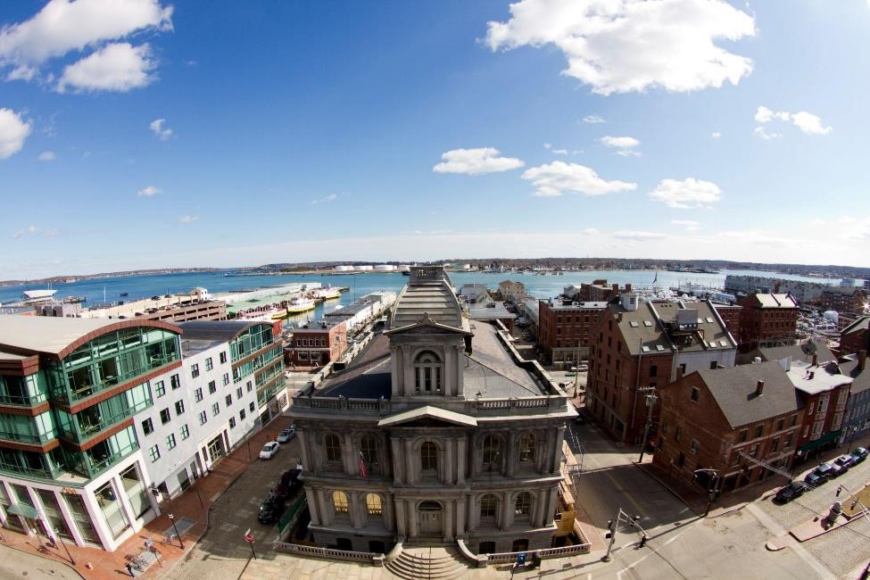 old port in Portland, ME